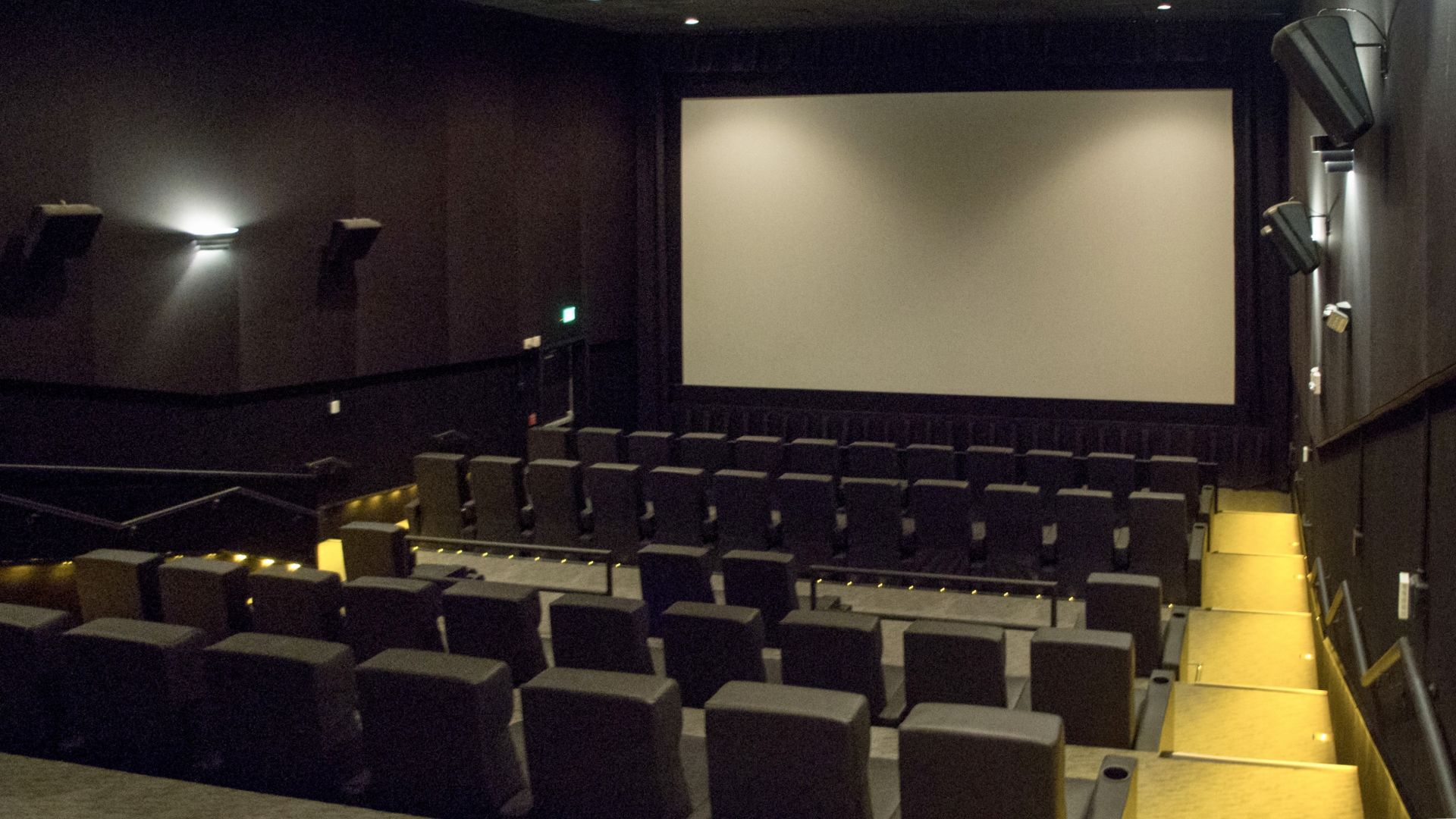 One of 10 renovated auditoriums at Paragon Sandhills in Southern Pines